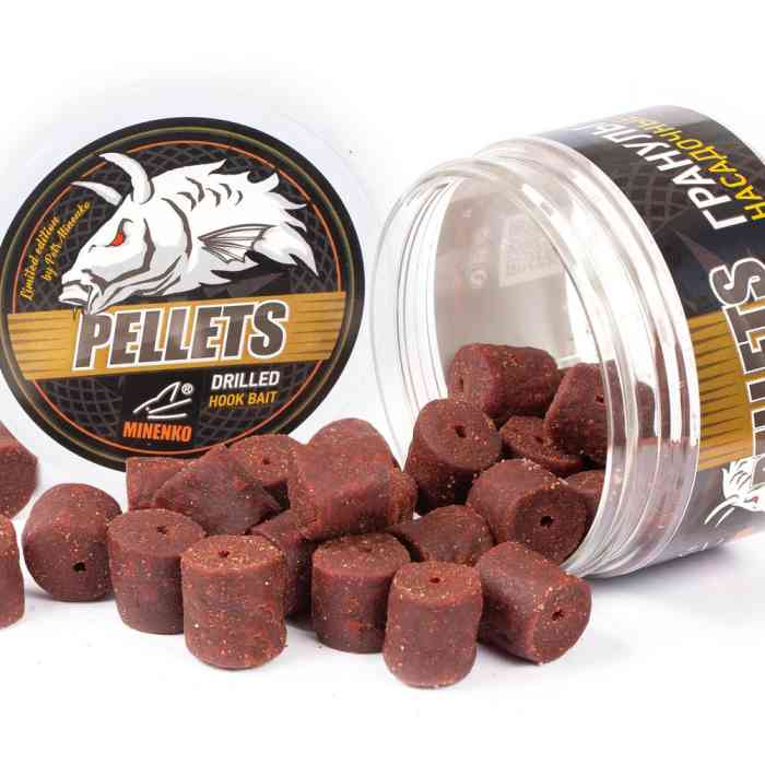 Насадочный пеллетс MINENKO RED HALIBUT garlic (20мм)
