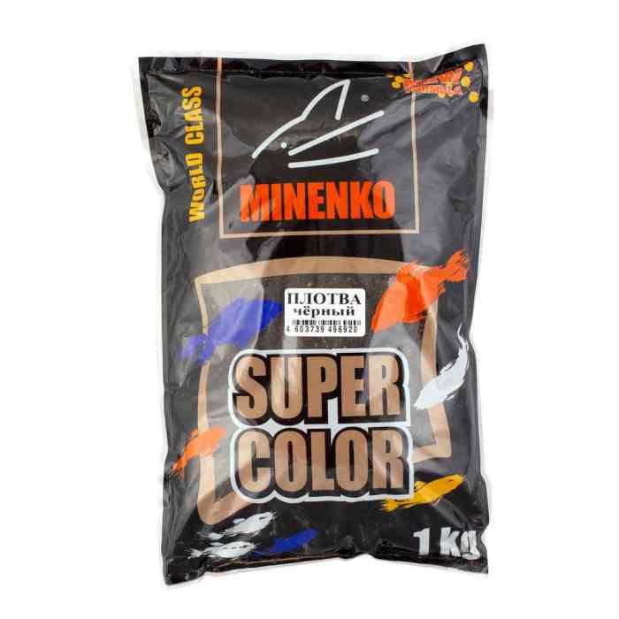 Купить Купить Прикормка MINENKO Super Color Плотва Чёрный