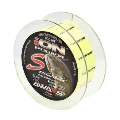 Леска карповая Awa'S ION POWER S-MISSILE FLUO 0.261мм (желтая)
