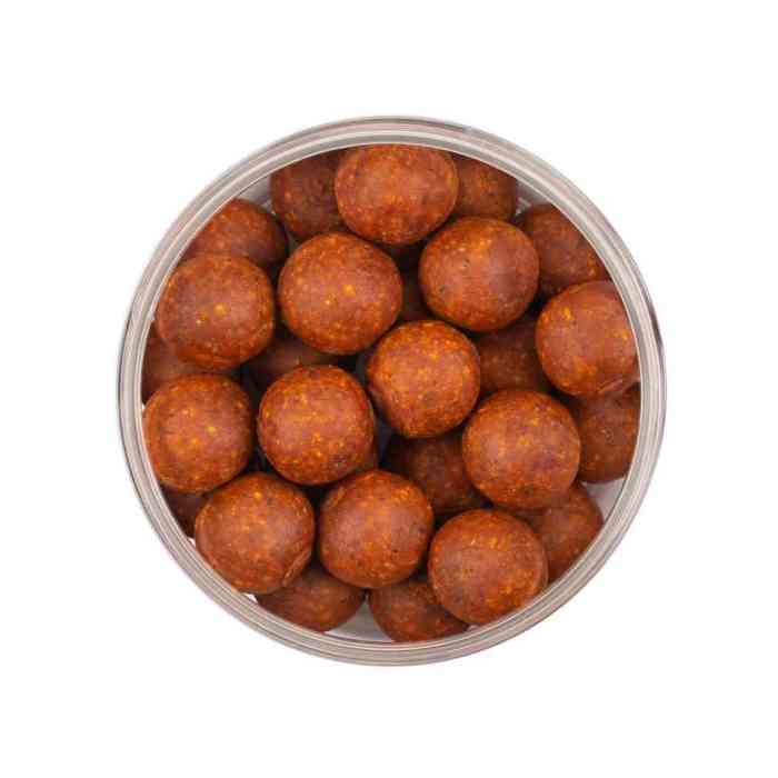 Насадочные бойлы MINENKO   20мм ФРУКТОВЫЙ КРАБ (пылящие)