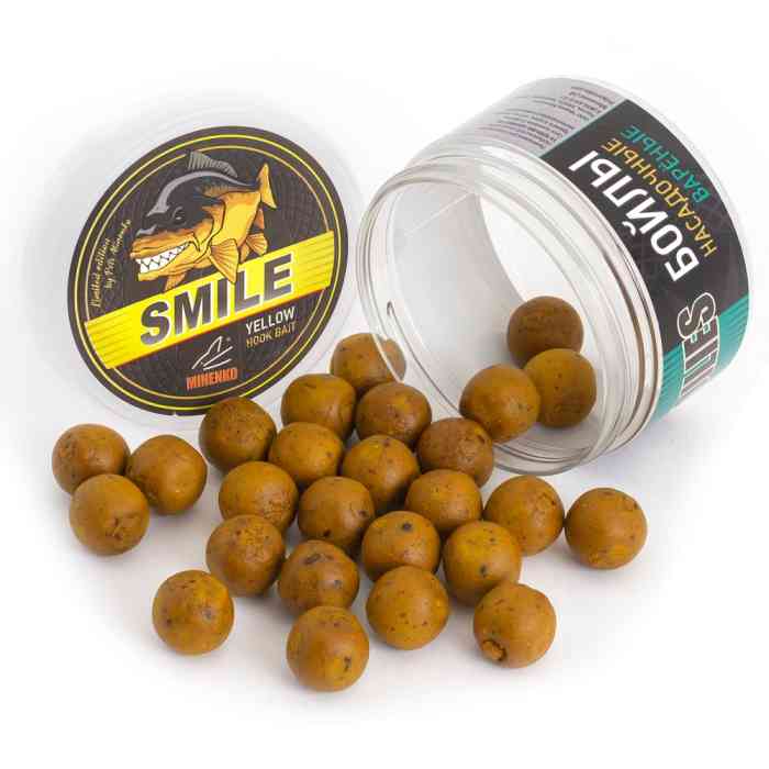 Насадочные бойлы MINENKO ЧЕРЕМША (SMILE) 20мм (варёные)