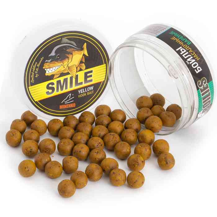 Насадочные бойлы MINENKO ЧЕРЕМША (SMILE) 14мм (варёные)