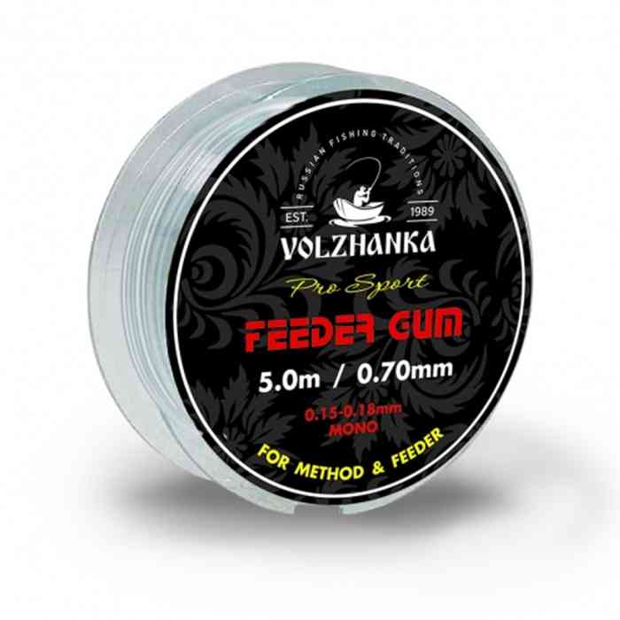 Купить Купить Фидерная резина Volzhanka Feeder Gum 0.5мм / 5м