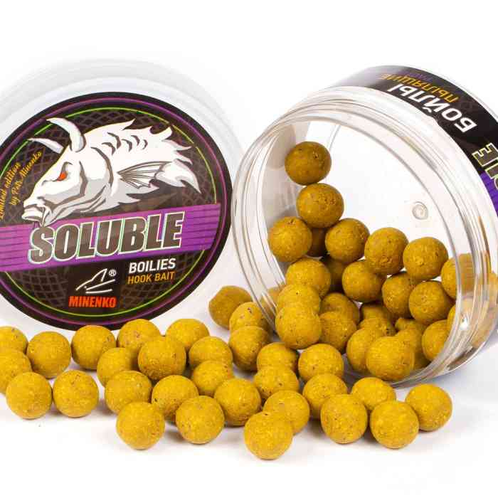 Насадочные бойлы MINENKO YELLOW FLAVOR 14мм (пылящие)