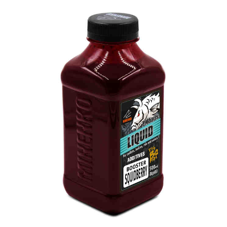 Купить Активатор клёва MINENKO Liquid Booster Squidberry (Кальмар и ягоды)