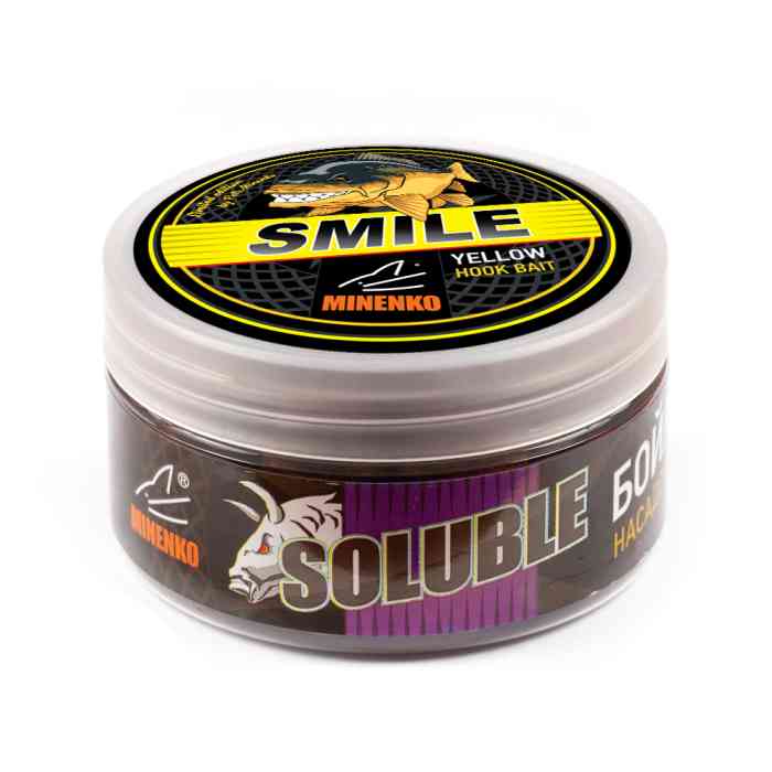 Насадочные бойлы MINENKO STRAWBERRY (SMILE) 20мм (пылящие)