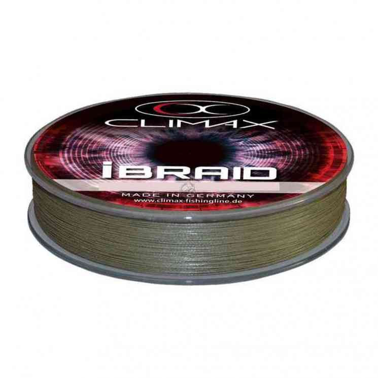 Купить Шнур Climax iBraid 8 Olive (0.10), 135м, 6.8 кг