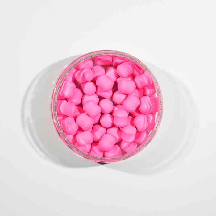 Насадочные бойлы MINENKO POP-UP  DUMBELLS pink PLUM 11х14 мм