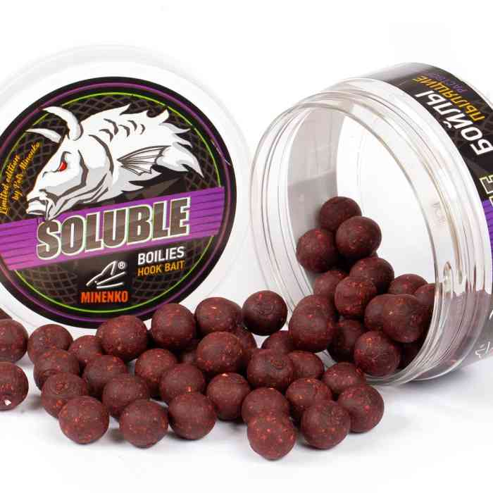 Насадочные бойлы MINENKO SQUIDBERRY 14мм (пылящие)