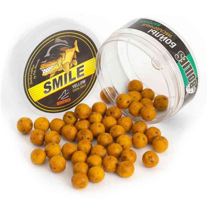 Насадочные бойлы MINENKO SPICE (SMILE) 14мм (варёные) до 10.2023