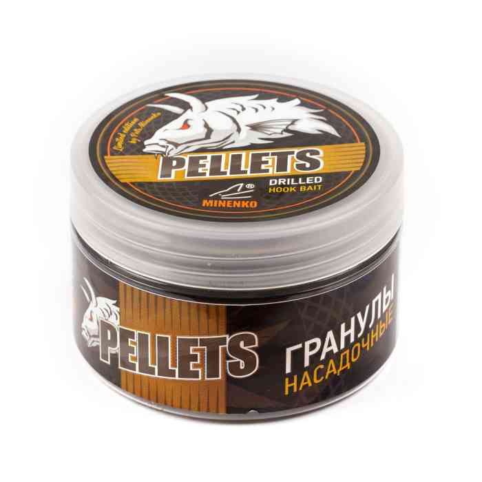 Насадочный пеллетс MINENKO BLACK HALIBUT garlic (20мм)