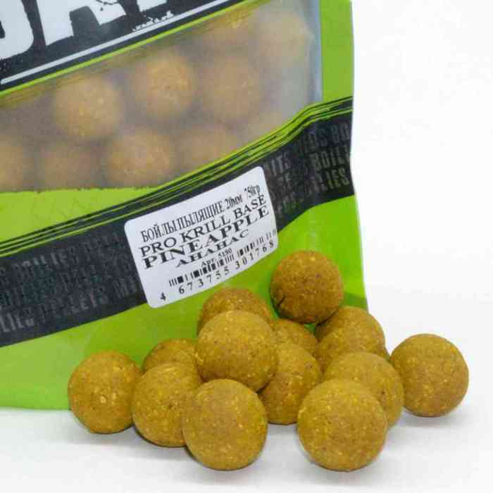Бойлы пылящие ананас PRO KRILL  д15 мм