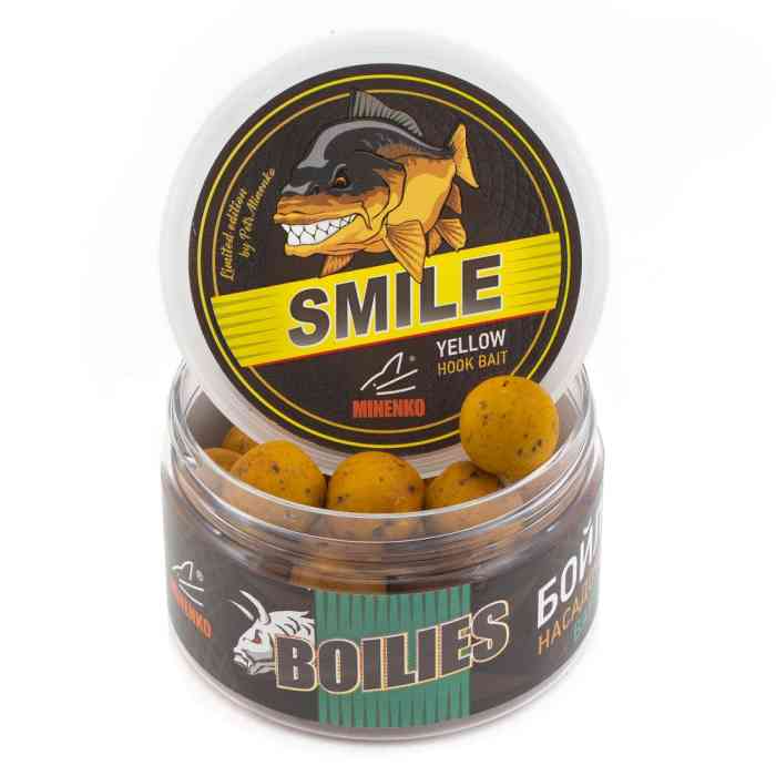 Купить Купить Насадочные бойлы MINENKO SOURCE (SMILE) 20мм (варёные) до 10.2023